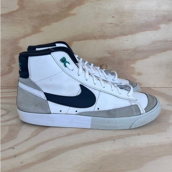Nike - Blazer Mid 77 PRM Split -Trainers -White/Black -Men's - 10.5 - DZ2542-100 - Picture 1 of 9